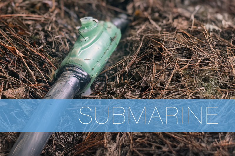 Submarine, empalmes de resina de estado sólido, en línea y en derivación