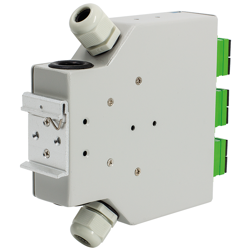 Caja de distribución para carril DIN