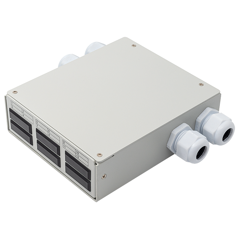 Caja de distribución para carril DIN