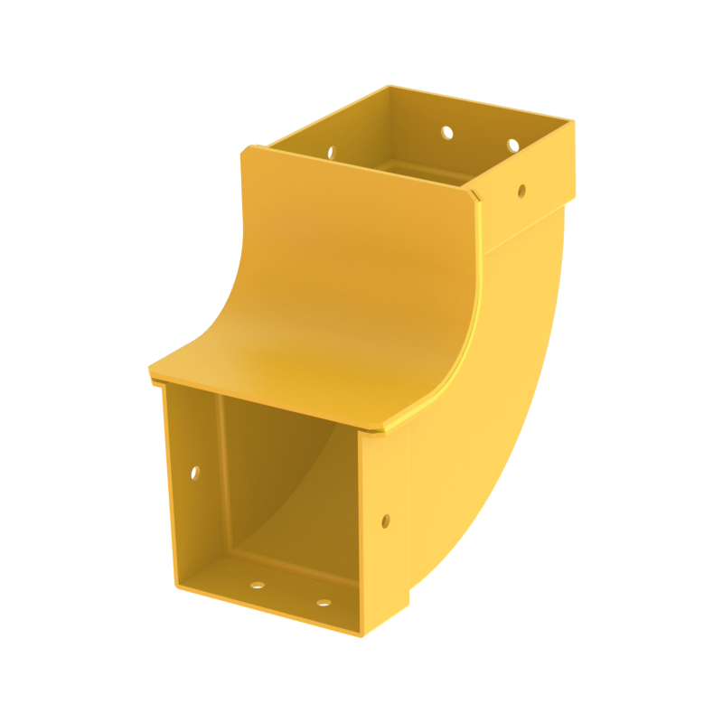 Codo vertical de 90º con acceso interior