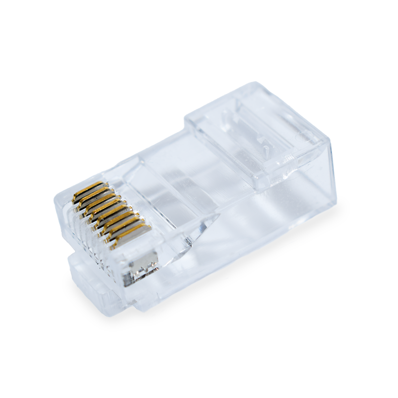 Conector RJ45 Cat. 6A para POE++ 50u de oro