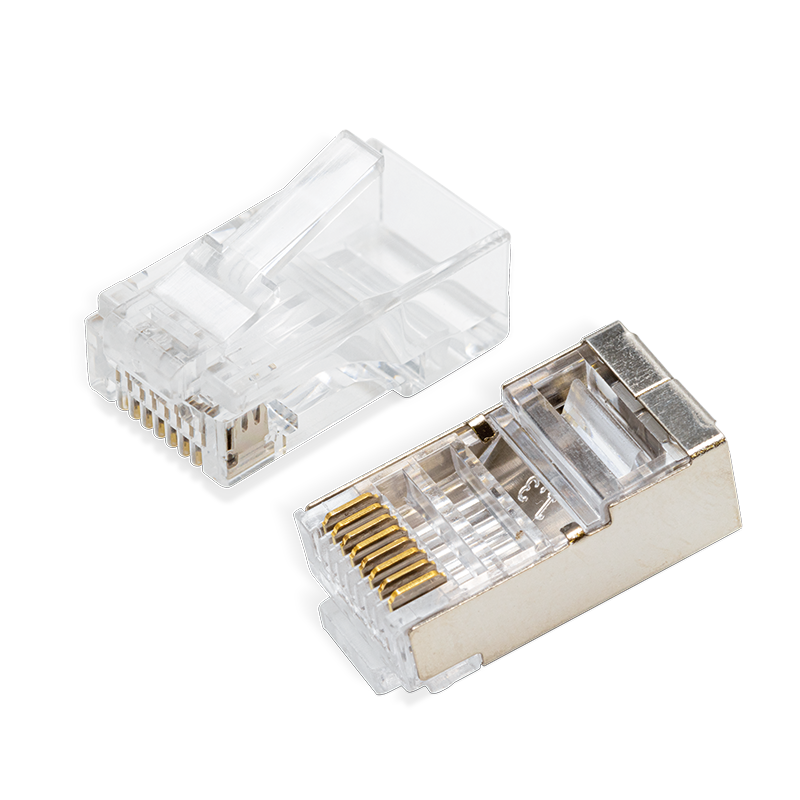 Conector Ethernet - Cat. 6 macho UTP RJ45 pasante