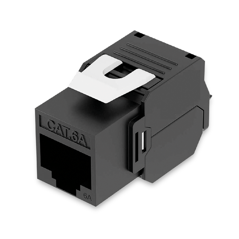 Conector Keystone - Cat. 6A UTP para POE++ 50u de oro