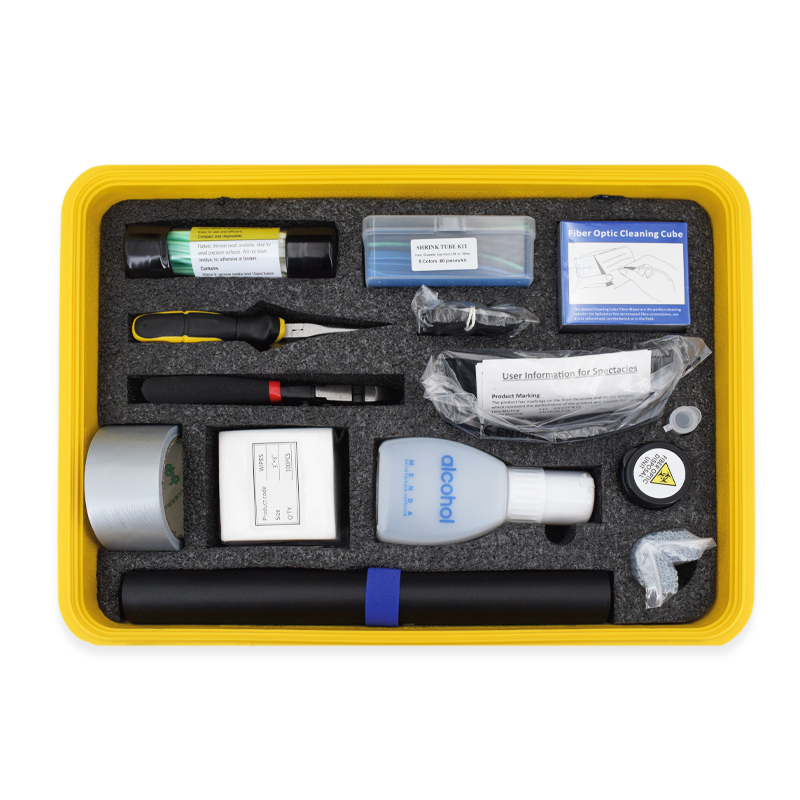 Maletín de herramientas para fibra óptica