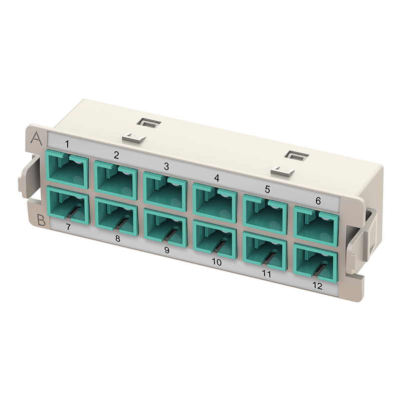 Módulos con adaptadores SC símplex para panel modular HD