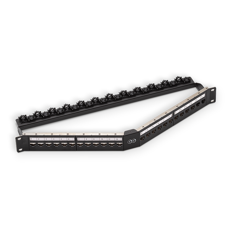 Panel vacío en ángulo UTP 24/48P